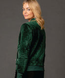 Mi Moso Quilted Bomber - Green