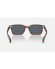  Ray-Ban Brunel Havana Green PT sunglasses back view highlighting the interior frame alignment smooth inner temple arm curves and precise premium hinge integration hardware lines, sold by Point Break Cambridge local family surf shop at 63 Duke street.