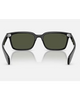 Ray-Ban Brunel Sunglasses in Polished Black back view showing the smooth interior sculpted frame architecture integrated nose pads and comfortable high bridge fit alignment, sold by Point Break Cambridge local family surf shop at 63 Duke street.