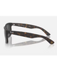 Ray-Ban Justin Classic Sunglasses in Matte Havana tortoiseshell side profile view highlighting the thick comfortable temple arm taper and iconic classic script raised silver Ray-Ban brand logo detailing, sold by Point Break Cambridge local family surf shop at 63 Duke street.