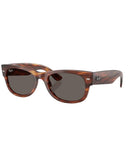 Ray-Ban Mega Wayfarer II Polished Striped Havana / Dark Grey