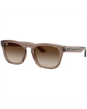 Ray-Ban Polished Transparent Light Brown / Light Brown Gradient Dark Brown