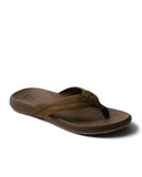 eef Cushion Phantom 2.0 LE Jandal in Toffee brown side profile view showing the thick high rebound cushion midsole and anatomical arch support contouring, sold by Point Break Cambridge local family surf shop at 63 Duke street.