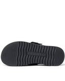 Reef Vista Capri Sandals in Black back view showing the flat heel profile and premium durable cushion bounce sole unit construction, sold by Point Break Cambridge local family surf shop at 63 Duke street.