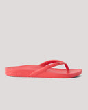 Reef Vista Vay Cay Sandal in Hibiscus floral front view showing the elegant open toe dual strap configuration and clean minimalist casual slide layout, sold by Point Break Cambridge local family surf shop at 63 Duke street.