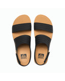 Birds Eye View of reef water vista sandals black/tan