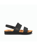 Side profile view of Reef Water Vista slide sandals showcasing the lightweight EVA outsole and supportive arch arch.