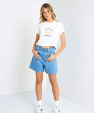 Rhythm Escape Denim Short - Washed Blue