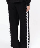 Seeking Lola Ric Rac Pants - Black