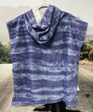 Rip Curl Kids Mixed Hooded Towel - Ocean Blue Tie Dye