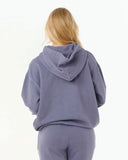 Back view of the Rip Curl Varsity Sports oversized hoodie showing the slouchy shoulders and relaxed casual drape.