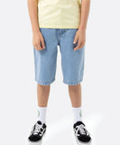 Santa Cruz Space Rocket Stack Jean Shorts - Mid Blue