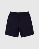 Santa Cruz Opus Dot Cruzier Beach Short in Black back view showing the rear pocket setup and durable premium stitching, sold by Point Break Cambridge local family surf shop at 63 Duke street.