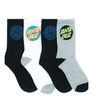 Santa Cruz Other Dot Youth Socks 4Pk
