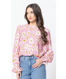 Seeking Lola Patti Top - Candy Bloom
