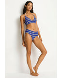 Sea Level Voyage Mid Bikini Pant - Amalfi Blue