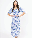Seeking Lola Smart Dress - Rain Drops