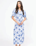 Seeking Lola Smart Dress - Rain Drops