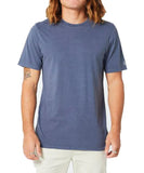 Volcom Aus Solid S/S Tee - Smokey Blue