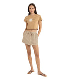Rhythm Cove Stripe Skort - Natural