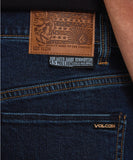 Volcom Men Solver Modern Fit Jeans - Dirty Med Blue