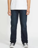 Volcom Solver Modern Fit Denim Jeans - Vintage Blue