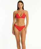 Sea Level Caracus Regular Cheeky Pant - Spice Red