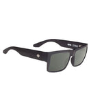 Spy Cyrus Black Happy Lens Grey Green Sunglasses
