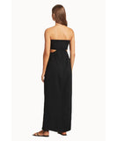 Sea Level Sunset Bandeau Dress - Black
