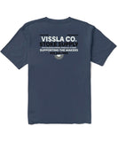 Vissla Stoke Supply Organic Blend SS Tee - Navy