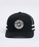 The Mad Hueys Hueys Good Life Twill Trucker Cap - Black