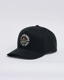 The Mad Hueys Stumbling Captain Cooked Twill Snapback - Black