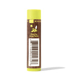 Sun Bum Lip Balm in Pineapple flavour back view showing the sun protection drug facts and active ingredients, sold by Point Break Cambridge local family surf shop at 63 Duke street.