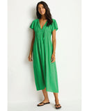 Sea Level Sunset Maxi Daydress - Kelly Green