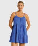 Sea Level Heatwave Short Sundress - Blue