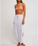 Sea Level Sunset Beach Skirt - White