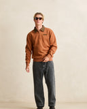 Rhythm Sutton Quarter Zip Fleece - Caramel