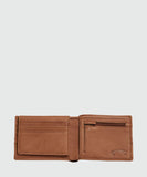 Billabong Dimension 2In1 Leather Wallet - Tan