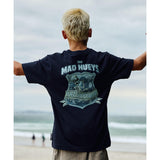 The Mad Hueys Captain Two Faced Youth SS Tee - Navy
