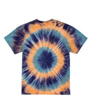 Santa Cruz Check Waste Dot Mono Front Short Sleeve Tee - Navy Tie Dye