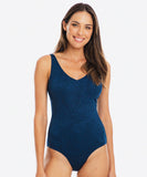TOGS Amalfi V Neck Plunge One Piece