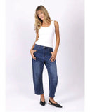 Monaco Toni Barrel Jeans - Blue