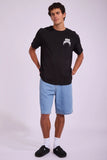 The Mad Hueys Rope Skull Anchor SS Tee - Black