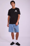 The Mad Hueys Rope Skull Anchor SS Tee - Black