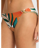 Sea Level Tropaluxe Chain Link Bikini Pant - Khaki