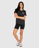 Unit Ladies Tees - Tropical - Washed Black