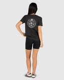 Unit Ladies Tees - Tropical - Washed Black