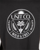 Unit Ladies Tees - Tropical - Washed Black