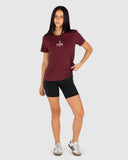 Unit Ladies Tees - Bliss - Burgundy