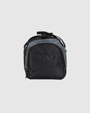 Unit Trail Duffle Bag side profile view highlighting the extra side zippered utility pockets and durable shoulder strap attachment anchorage points, sold by Point Break Cambridge local family surf shop at 63 Duke street.